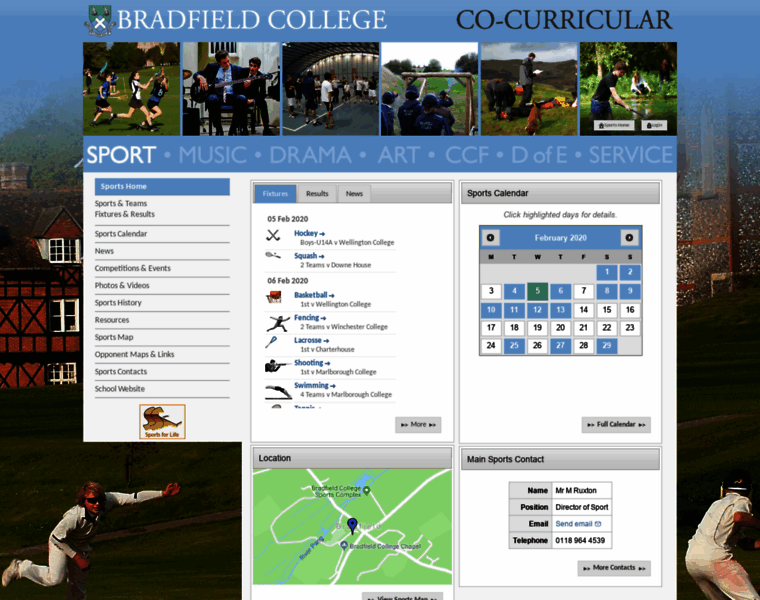 Bradfieldcollegesports.org.uk thumbnail