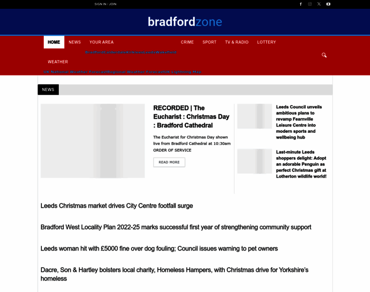 Bradfordzone.co.uk thumbnail
