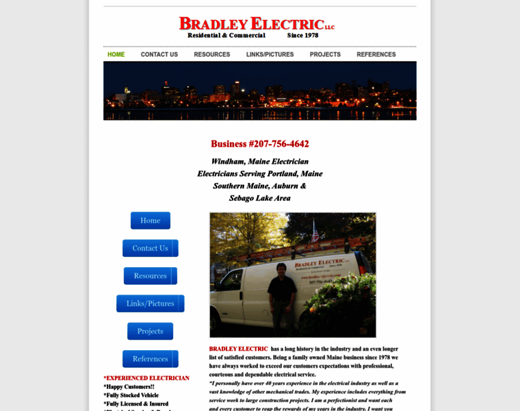 Bradley-electric.com thumbnail