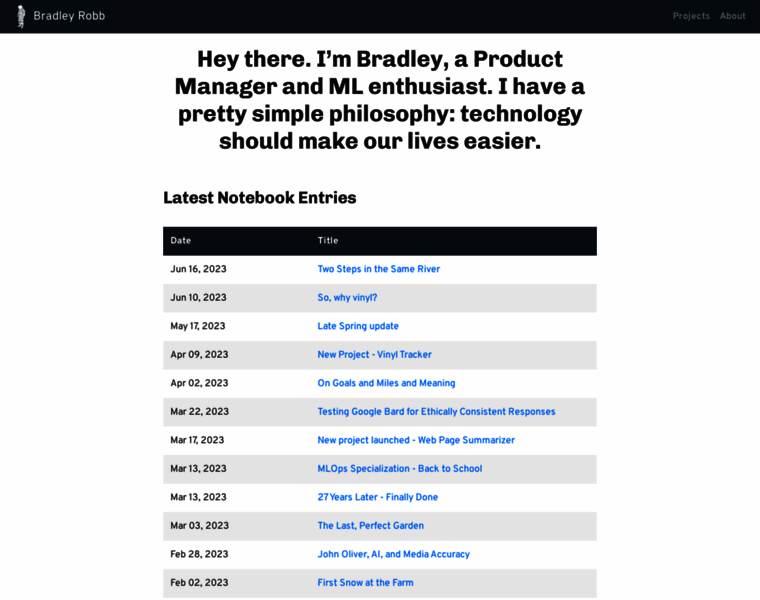 Bradleyrobb.net thumbnail