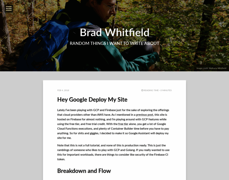 Bradwhitfield.com thumbnail