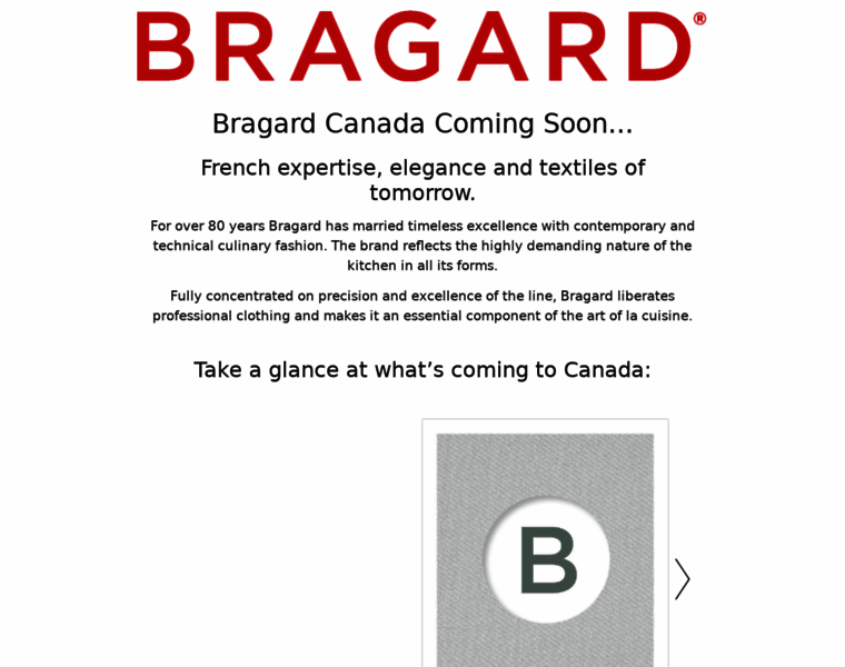 Bragard.ca thumbnail