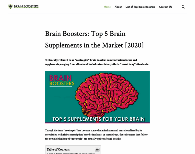 Brainboosters.co thumbnail