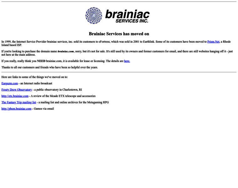 Brainiac.com thumbnail