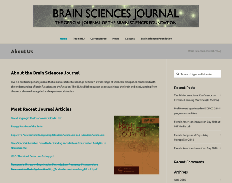 Brainsciencesjournal.org thumbnail