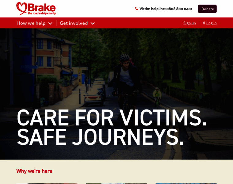 Brake.org.uk thumbnail