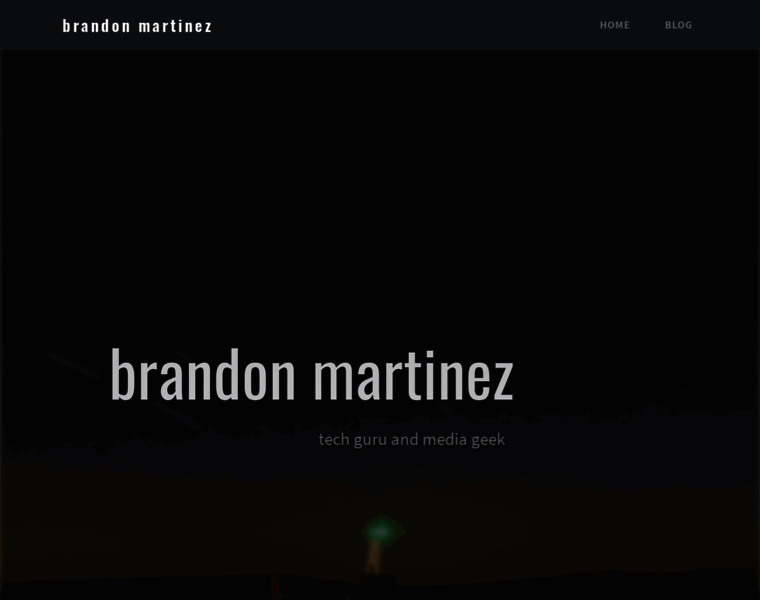 Brandonmartinez.com thumbnail