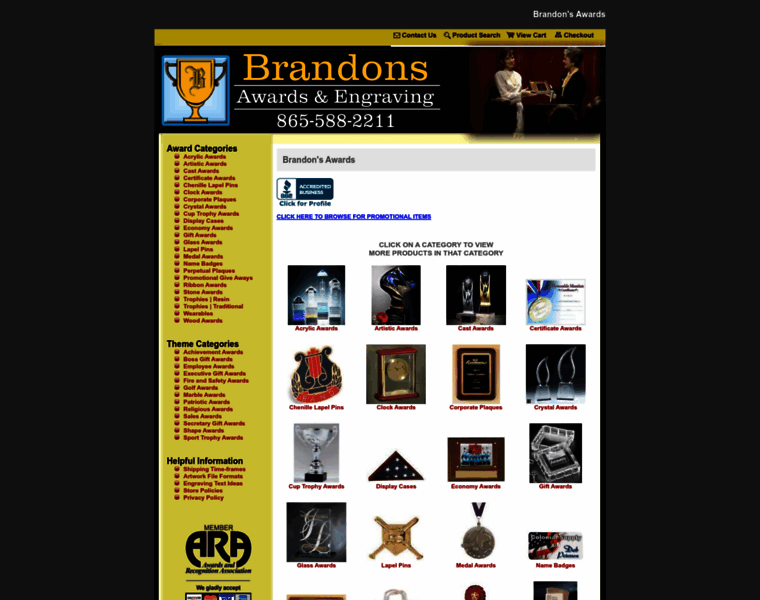 Brandonsawards.com thumbnail