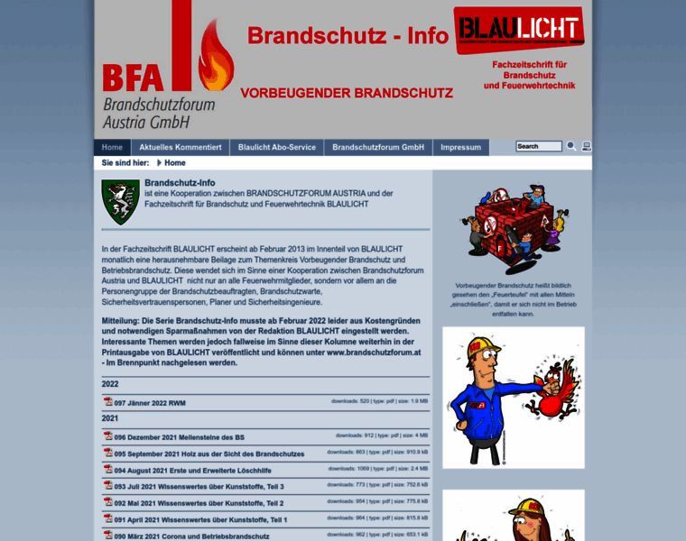 Brandschutz-info.at thumbnail