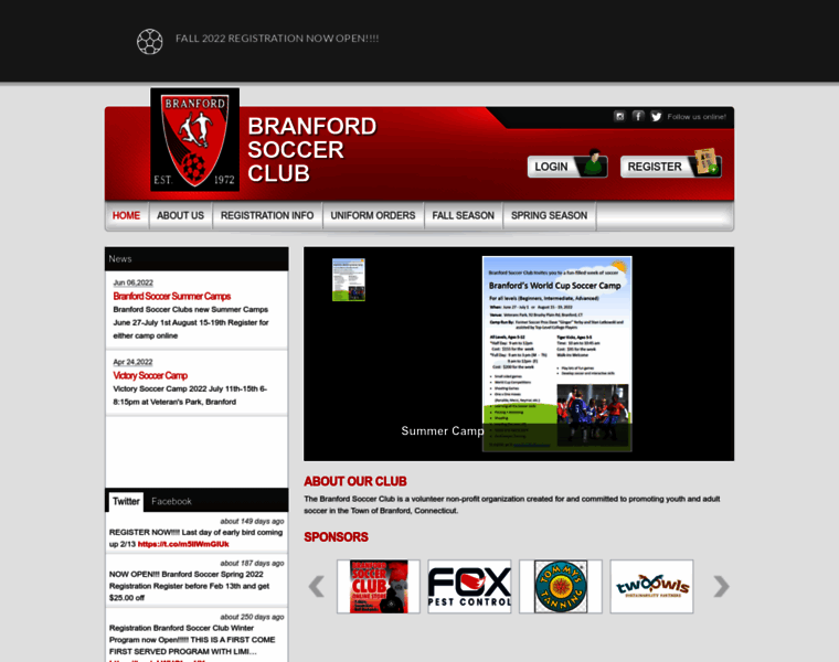 Branfordsoccer.org thumbnail
