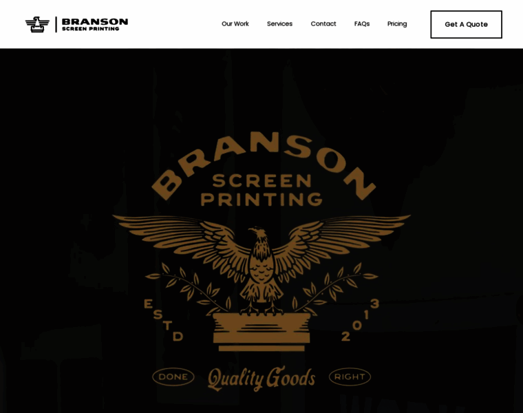 Bransonscreenprinting.com thumbnail