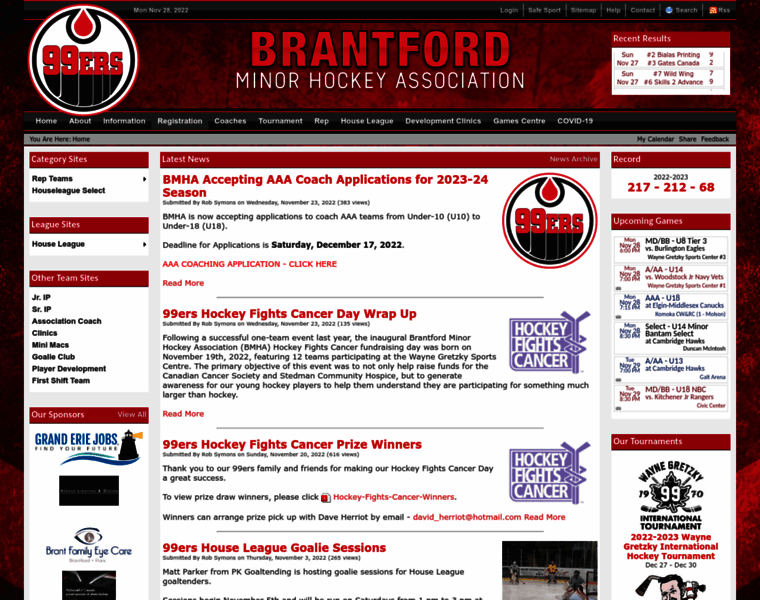 Brantfordminorhockey.com thumbnail