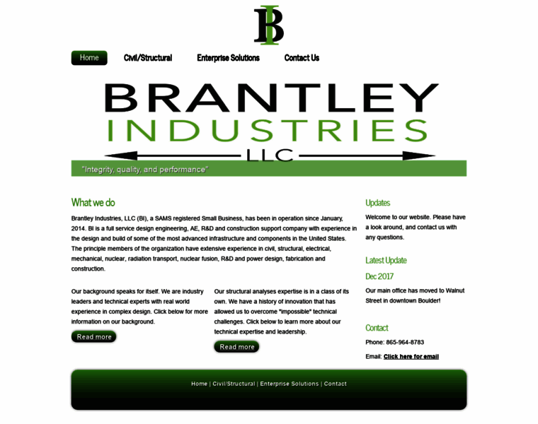 Brantleyindustries.com thumbnail
