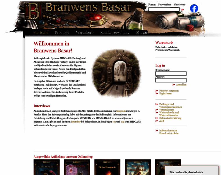 Branwensbasar.de thumbnail