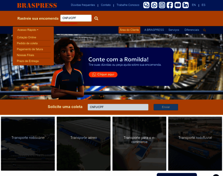Braspress.com thumbnail