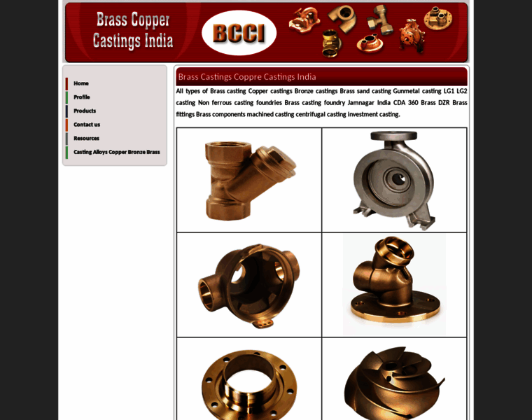Brass-copper-castings.com thumbnail
