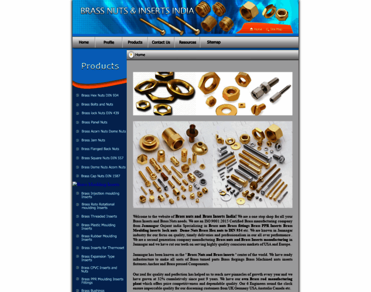 Brass-nuts-inserts.com thumbnail