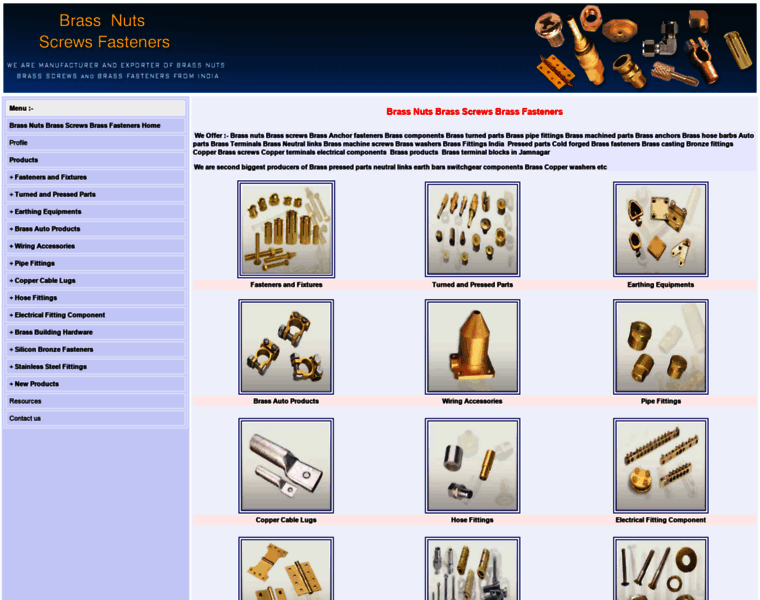 Brass-nuts-screws-fasteners.com thumbnail