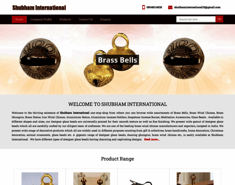 Brassbellsindia.com thumbnail