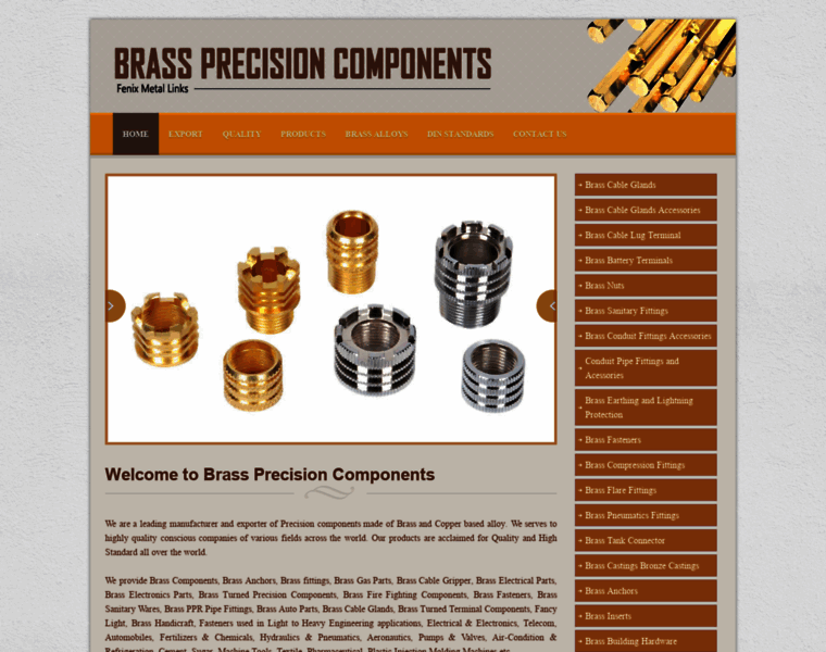 Brassprecisioncomponents.com thumbnail