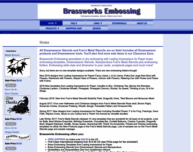 Brassworksembossing.com thumbnail Brassworksembossing.com thumbnail