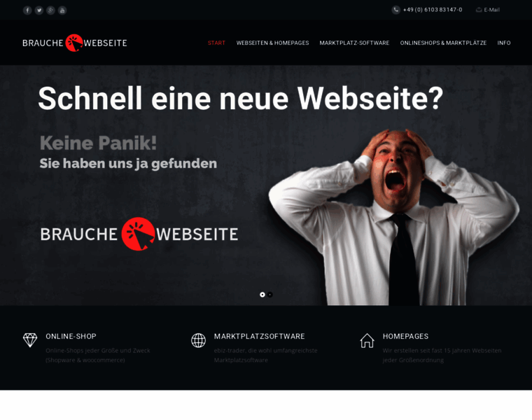 Brauche-webseite.de thumbnail