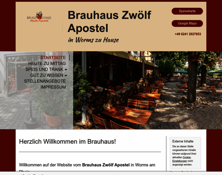Brauhaus-zwoelf-apostel.de thumbnail