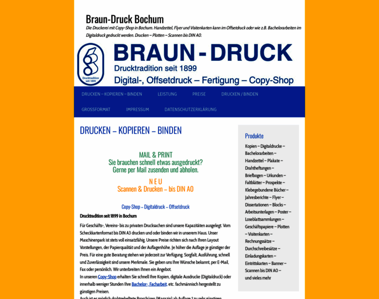 Braun-druck.com thumbnail