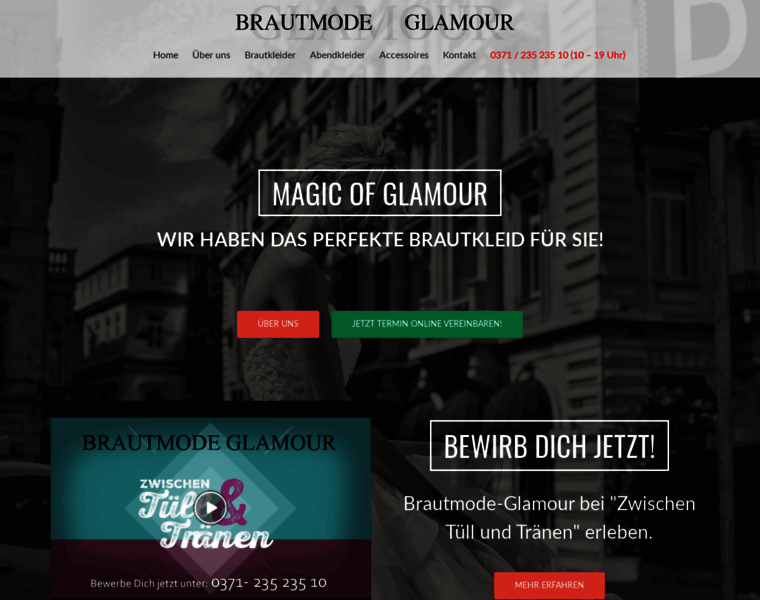 Brautmode-glamour.de thumbnail