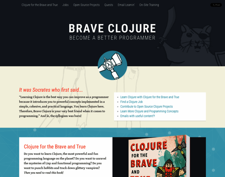 Braveclojure.com thumbnail