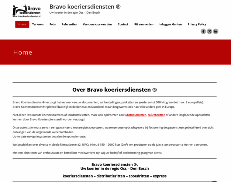 Bravokoeriersdiensten.nl thumbnail