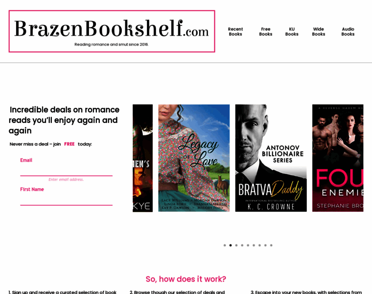 Brazenbookshelf.com thumbnail