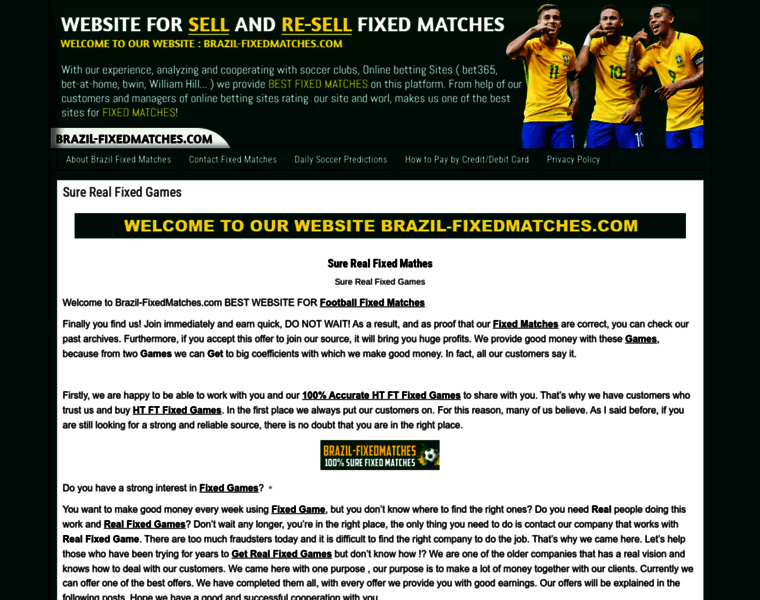 Brazil-fixedmatches.com thumbnail
