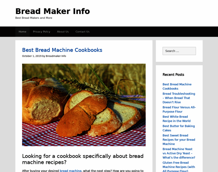 Breadmakerinfo.net thumbnail