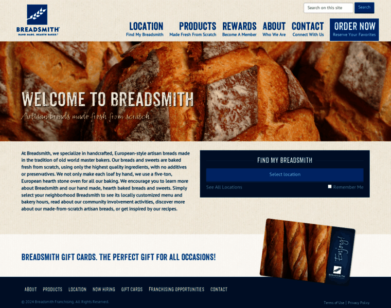 Breadsmith.com thumbnail