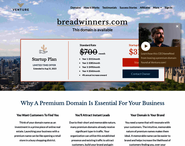 Breadwinners.com thumbnail