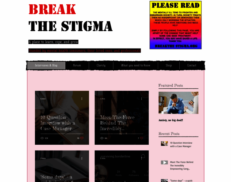 Breakthestigma.org thumbnail