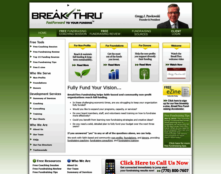 Breakthrufundraising.com thumbnail