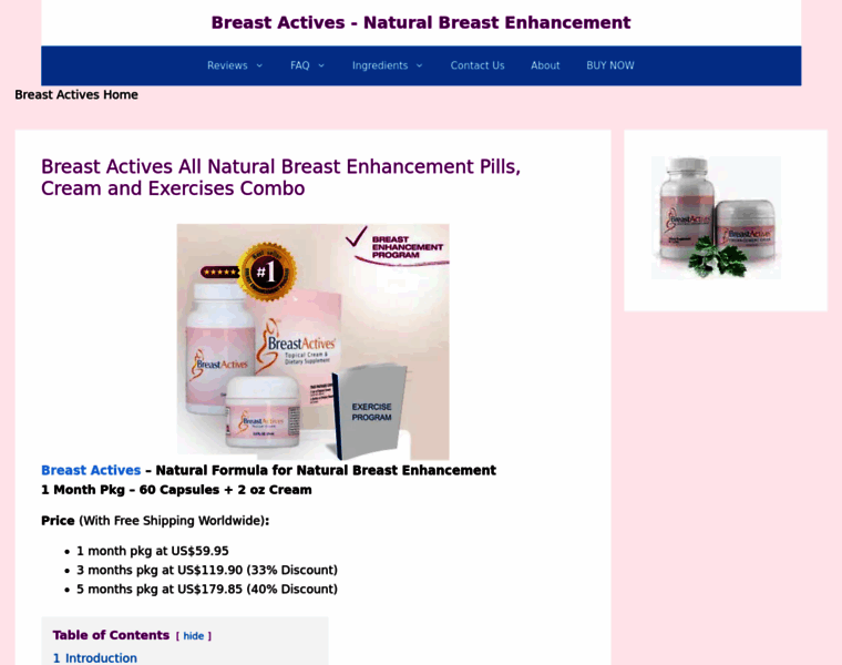Breast-actives.net thumbnail