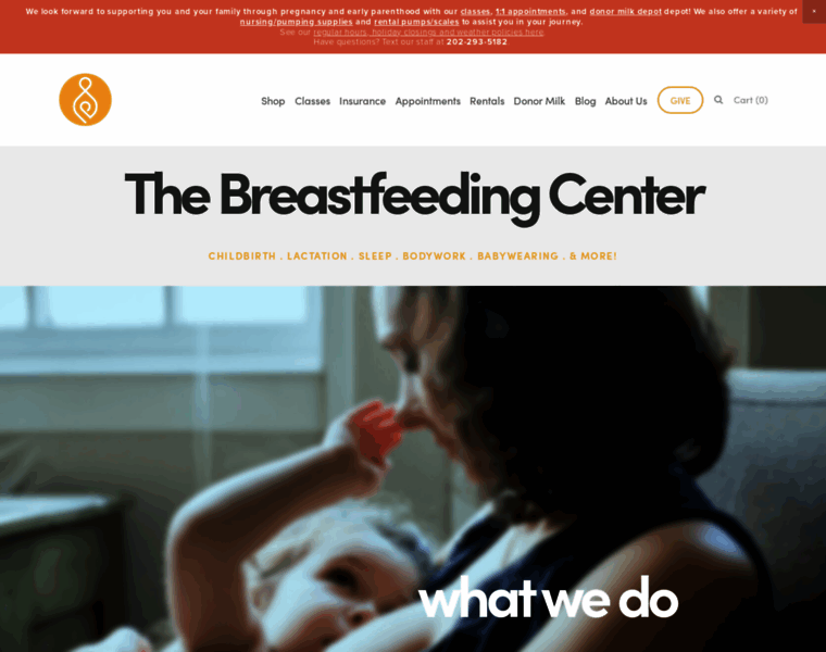 Breastfeedingcenter.org thumbnail