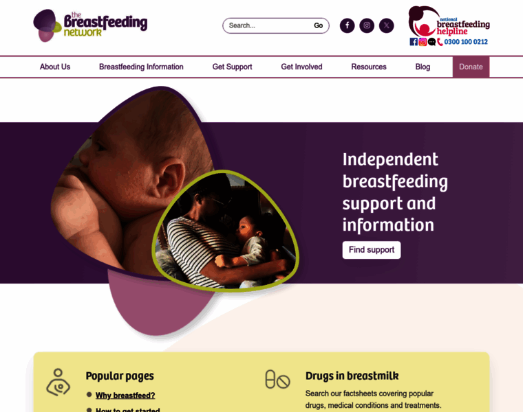 Breastfeedingnetwork.org.uk thumbnail