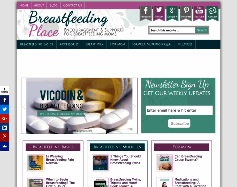 Breastfeedingplace.com thumbnail