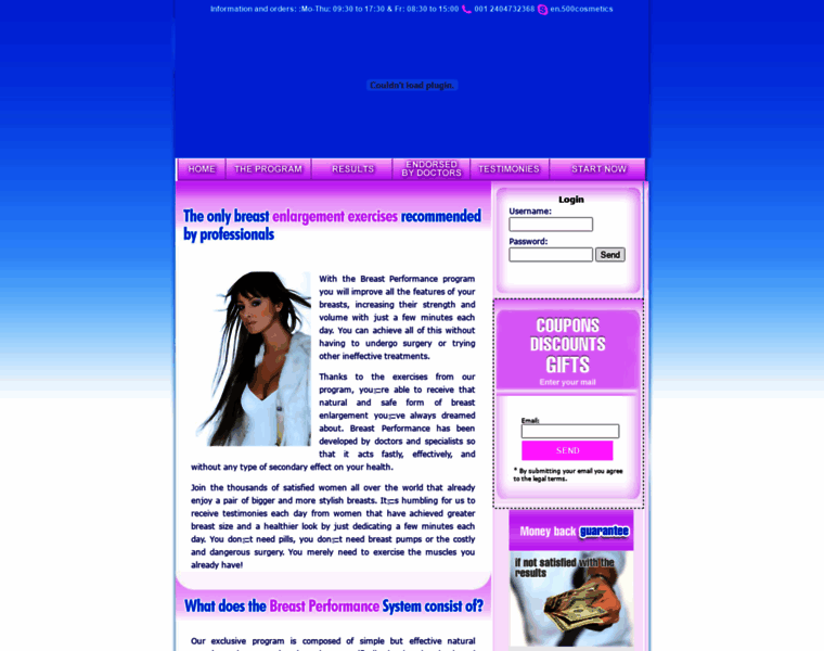 Breastperformance.com thumbnail