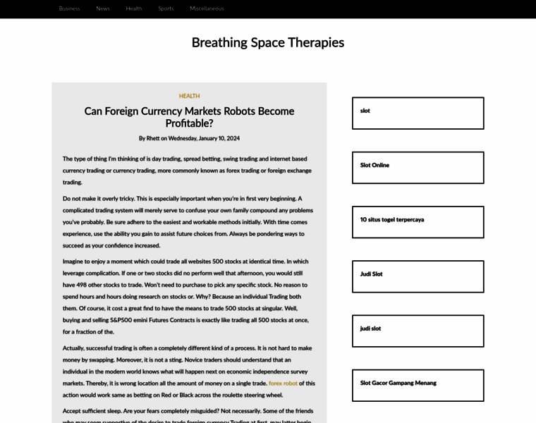 Breathingspacetherapies.co.uk thumbnail
