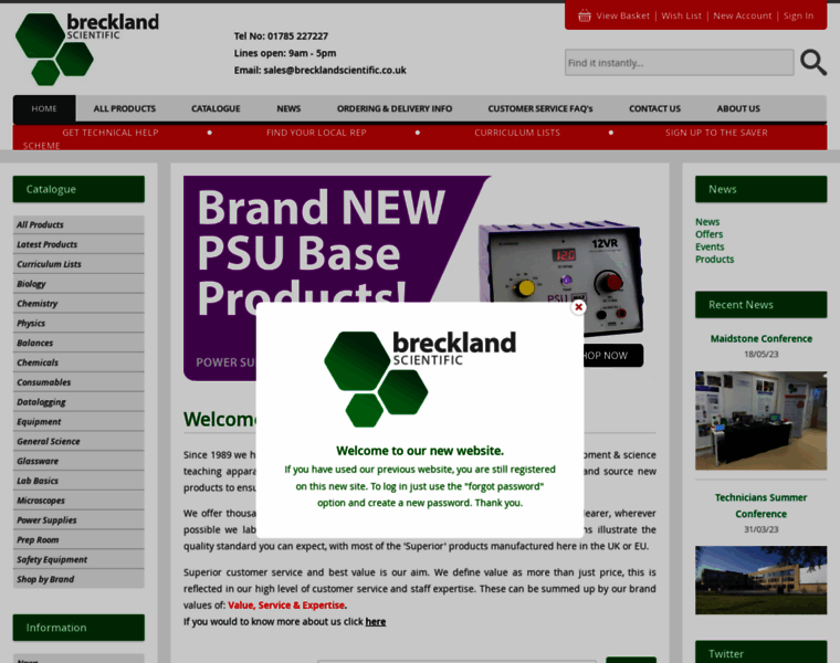 Brecklandscientific.co.uk thumbnail
