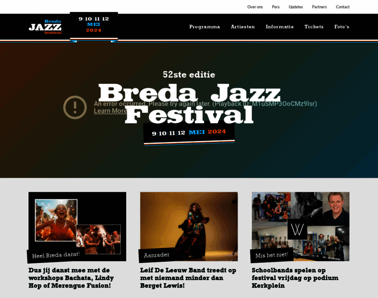 Bredajazzfestival.nl thumbnail