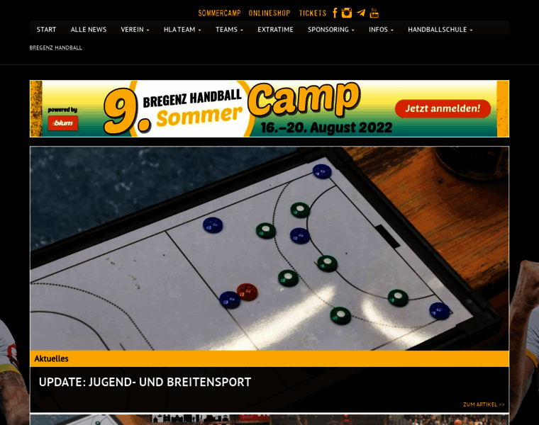 Bregenz-handball.at thumbnail