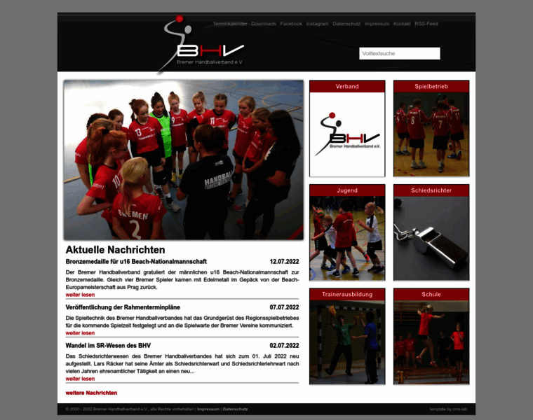 Bremer-handballverband.de thumbnail
