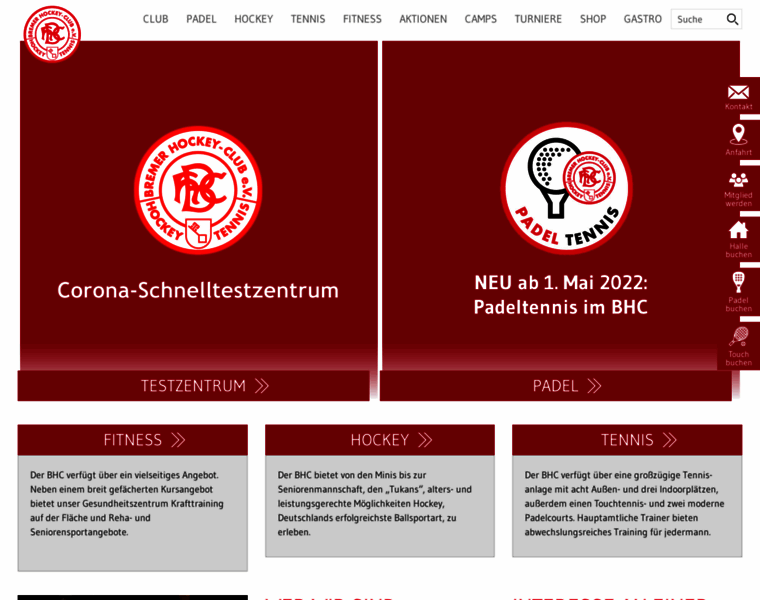 Bremerhockeyclub.de thumbnail