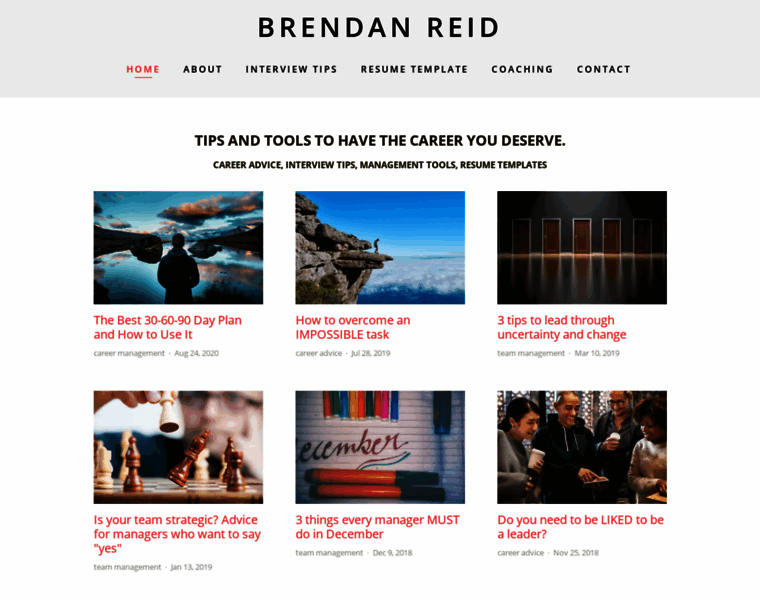 Brendanreid.com thumbnail